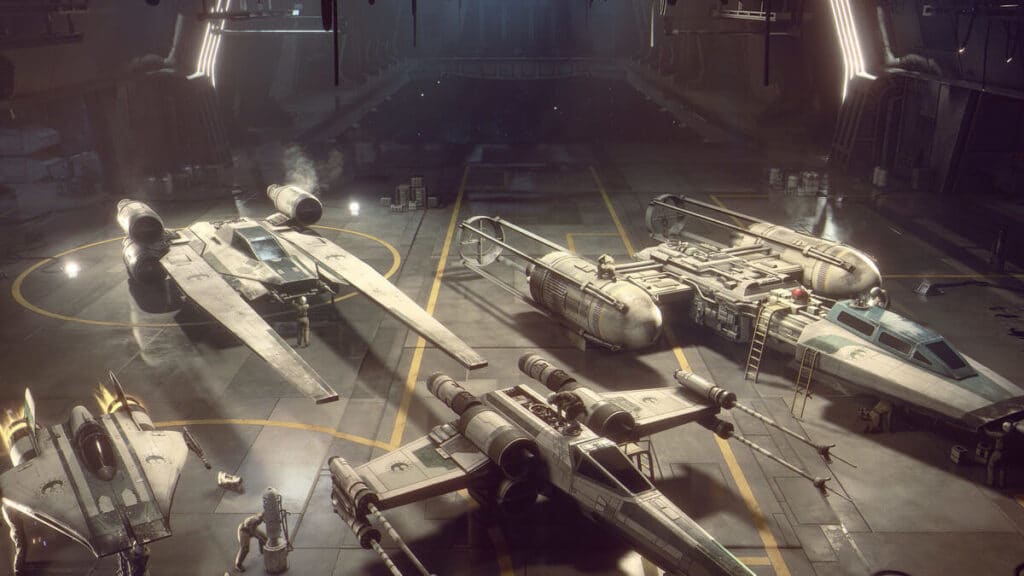 Star Wars: Squadrons oyunun gemi kişiselleştirme bölümüne gelindiğinde işler biraz karışmakta. Oyunda Fighter, Interceptor, Bomber ve Support olmak üzere dört farklı sınıf yer alıyor.